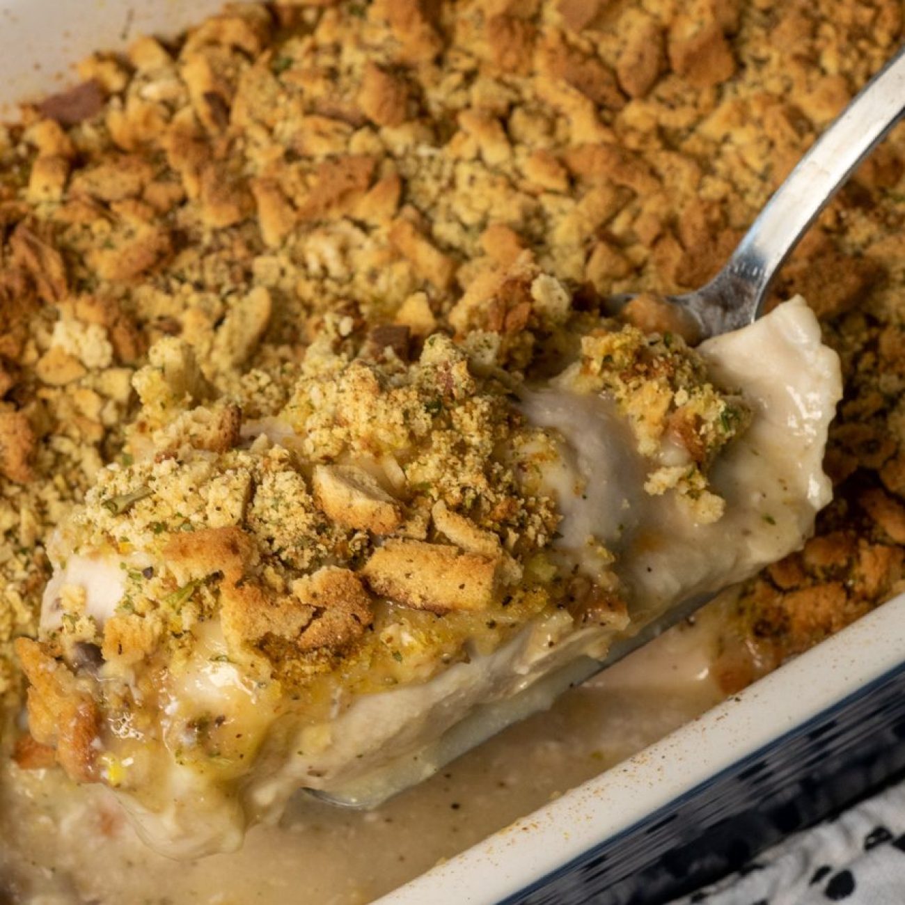Baked Swiss Chicken And Stuffing