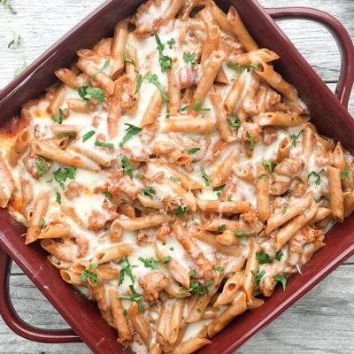 Baked Ziti With Turkey