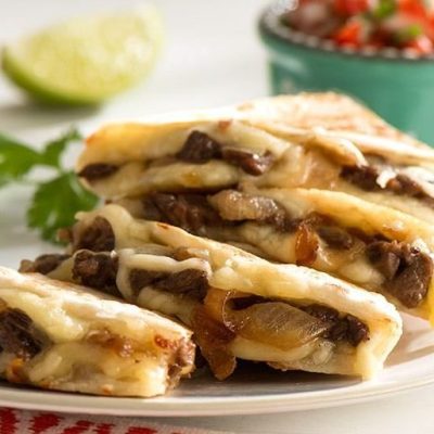 Barbecued Beef Quesadillas