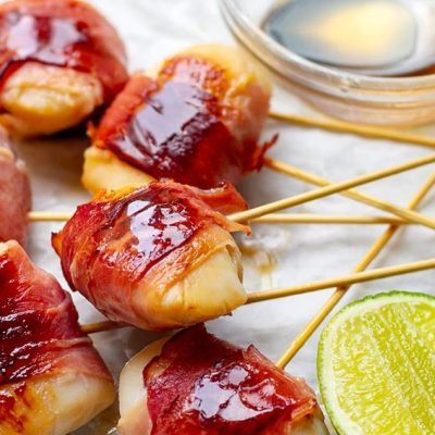 Bbq Grilled Bacon Wrapped Maple Glazed