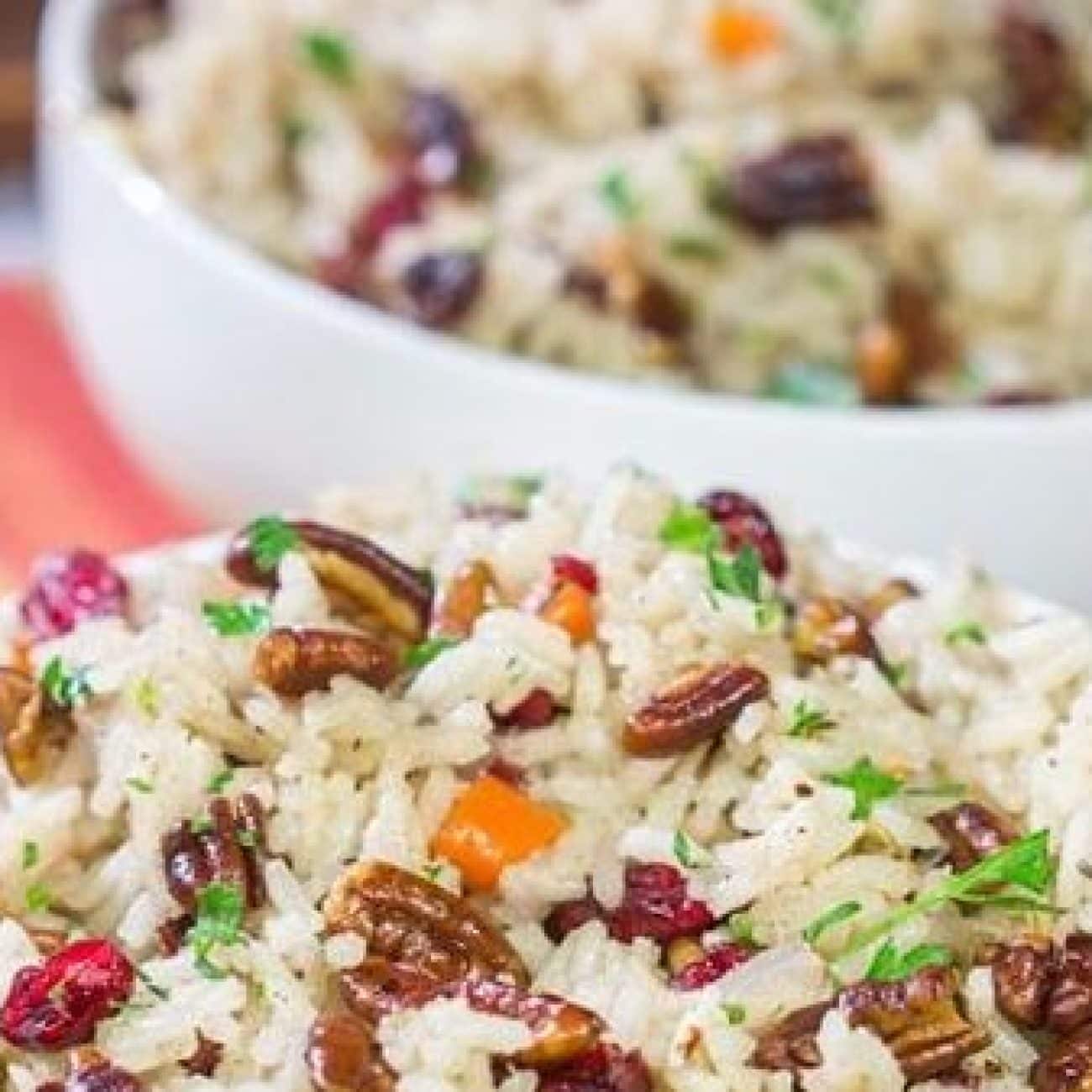 Beef Casserole With Red Peppers And Pecan Pilaf