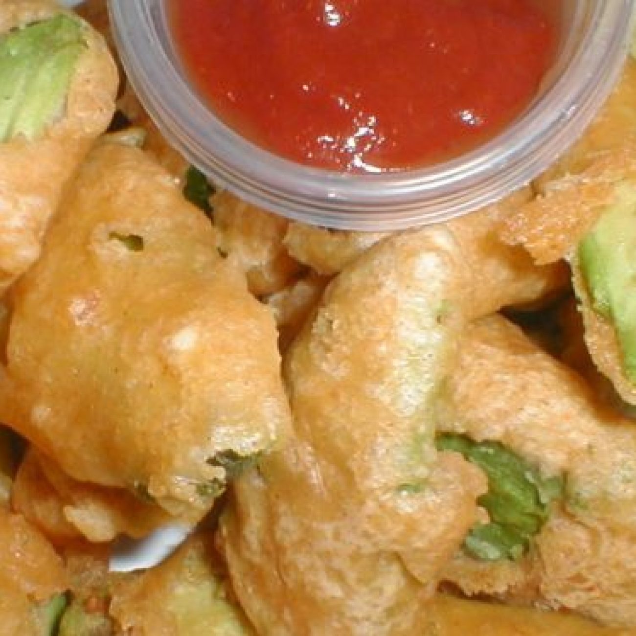 Beer Battered Fried Avocado Wedges