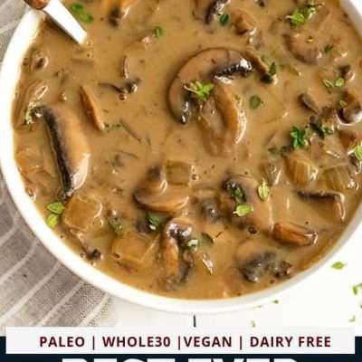 Best Ever Mushroom Soup