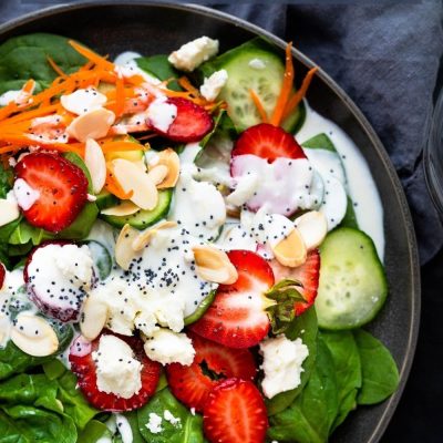 Best Ever Summer Strawberry Spinach Salad