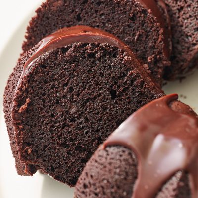 Bittersweet Chocolate Pound Cake With