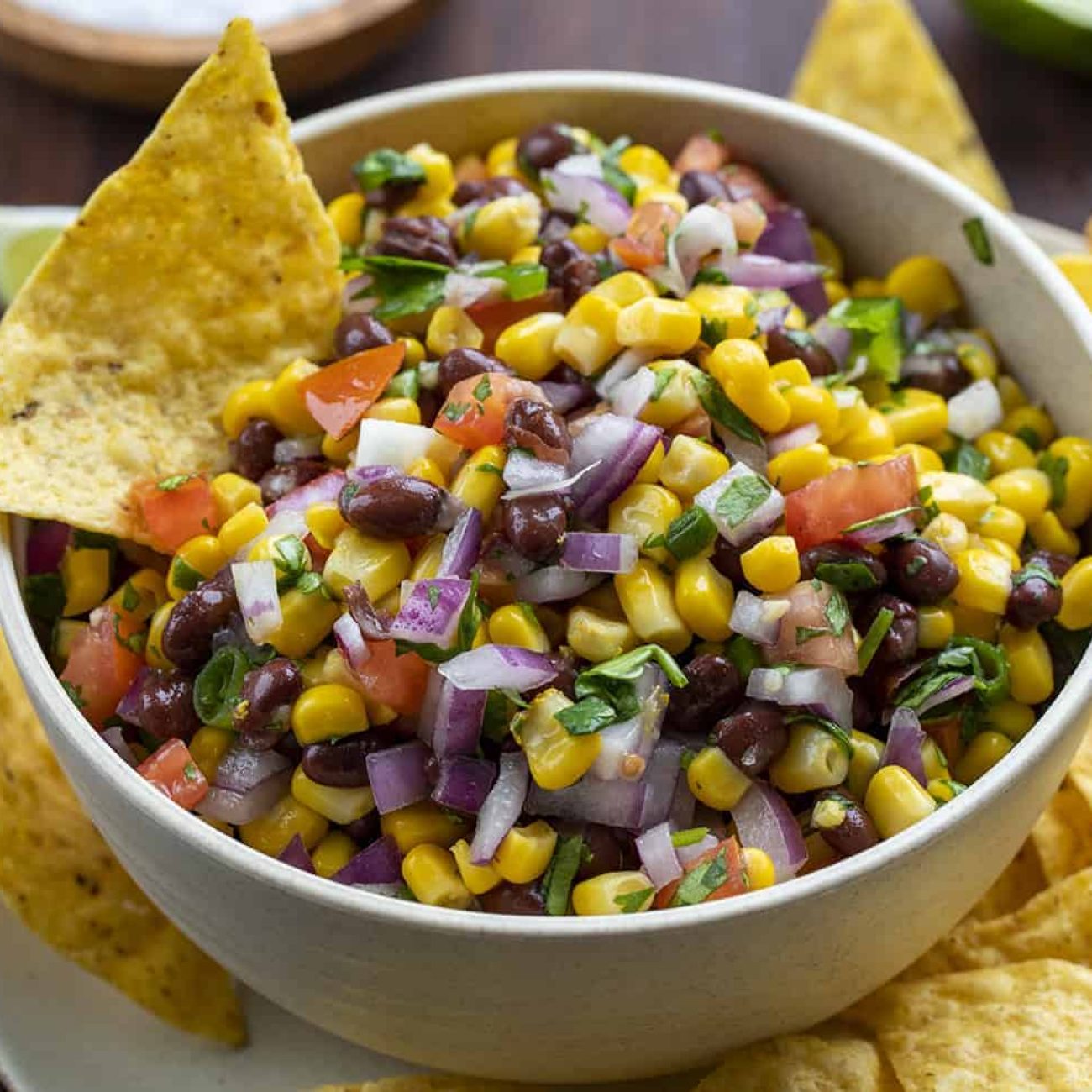 Black Bean And Corn Dip With Cilantro And