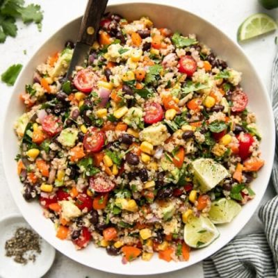 Black Bean And Quinoa Salsa