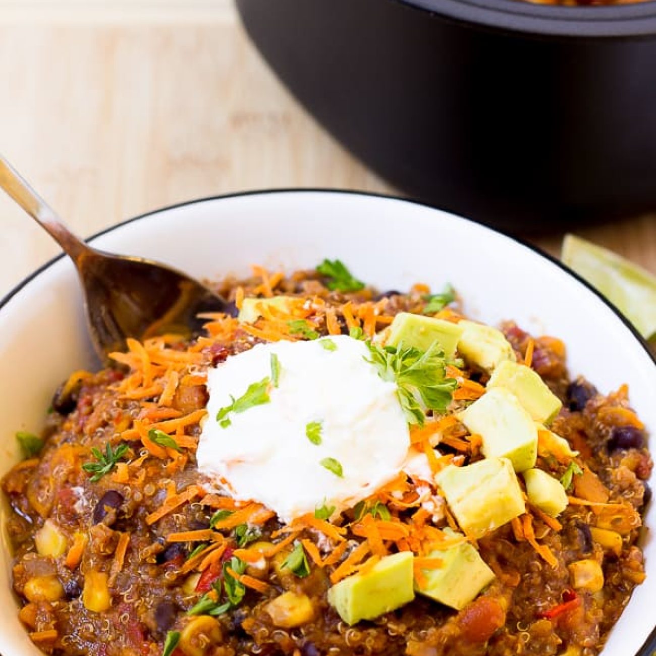 Black Bean And Sweet Potato Chili