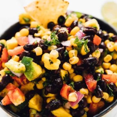 Black Bean Avocado Corn Salsa