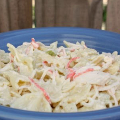 Bow Tie Seafood Salad