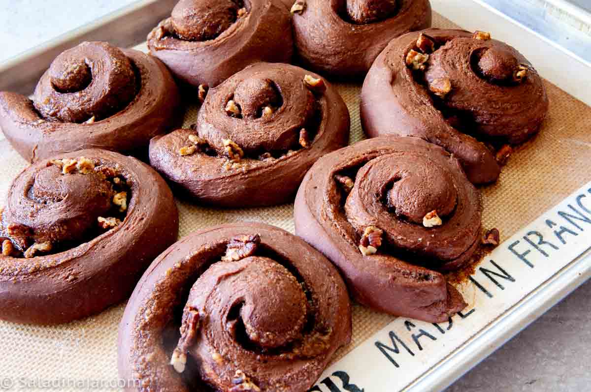 Bread Machine Chocolate Sticky Buns