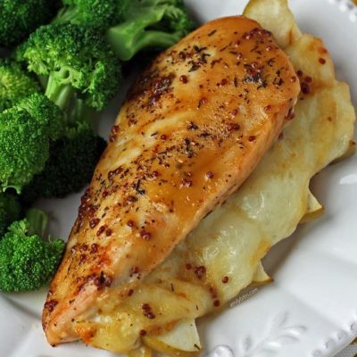 Brie And Apple Chicken Breasts