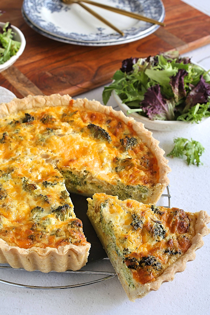 Broccoli And Cheese Quiche