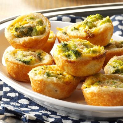 Broccoli Cheese Appetizer Tarts