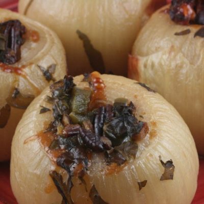 Broiled Stuffed Onions