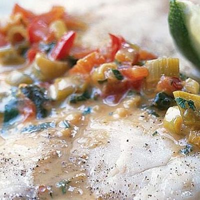 Broiled Tilapia With Thai Coconut Curry