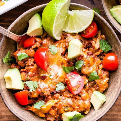 Brown Rice & Lentil Casserole