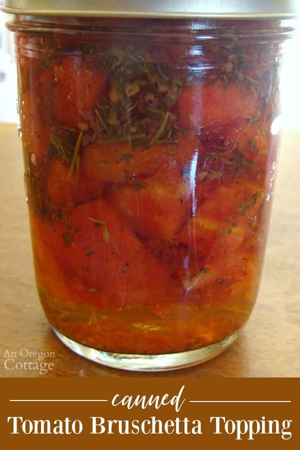 Bruschetta- Style Salsa For Canning