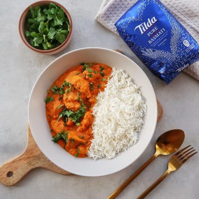 Butter Chicken With Spinach &Amp; Basmati