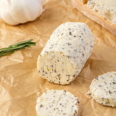 Butter With Rosemary Or Other Edible