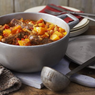 Butternut And Sausage Casserole