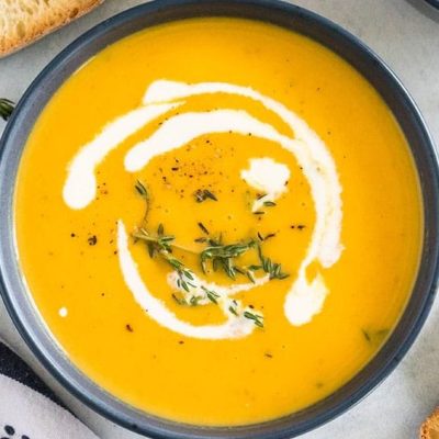 Butternut Pumpkin Soup With Ginger And