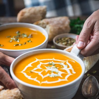 Butternut Squash Soup Shots With