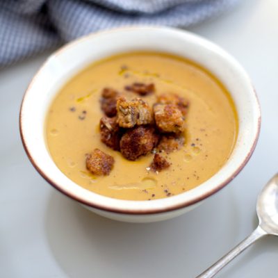 Butternut Squash Soup With Maple