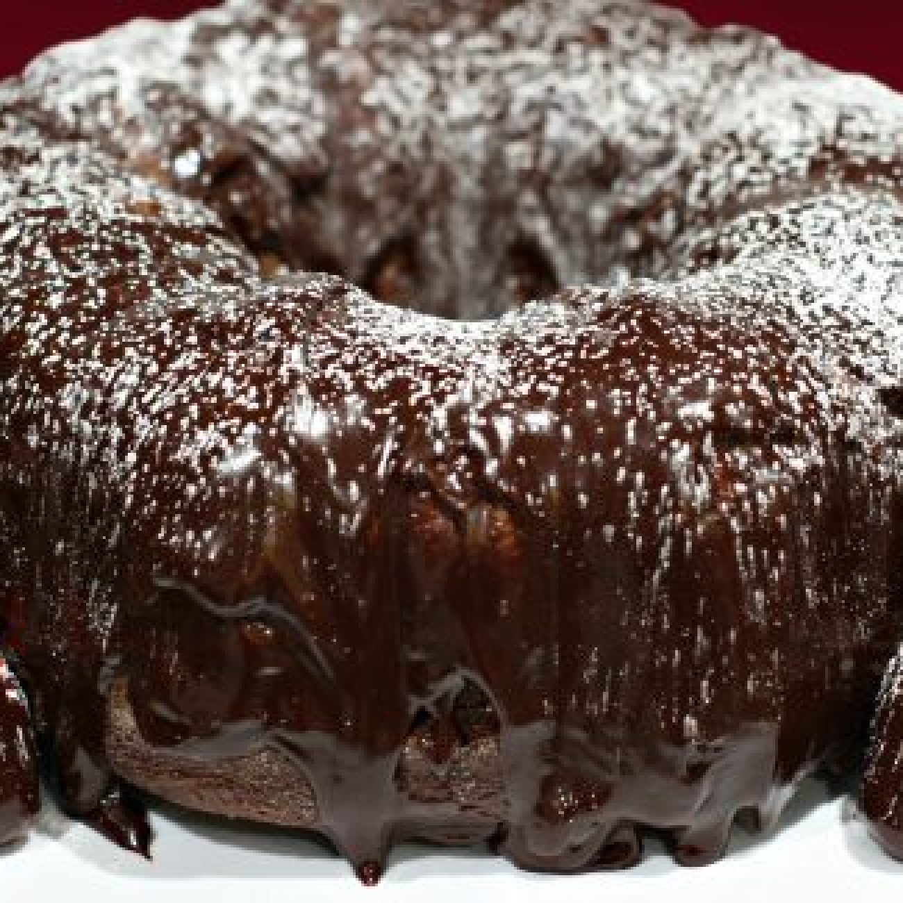 Cabernet Chocolate Cake With