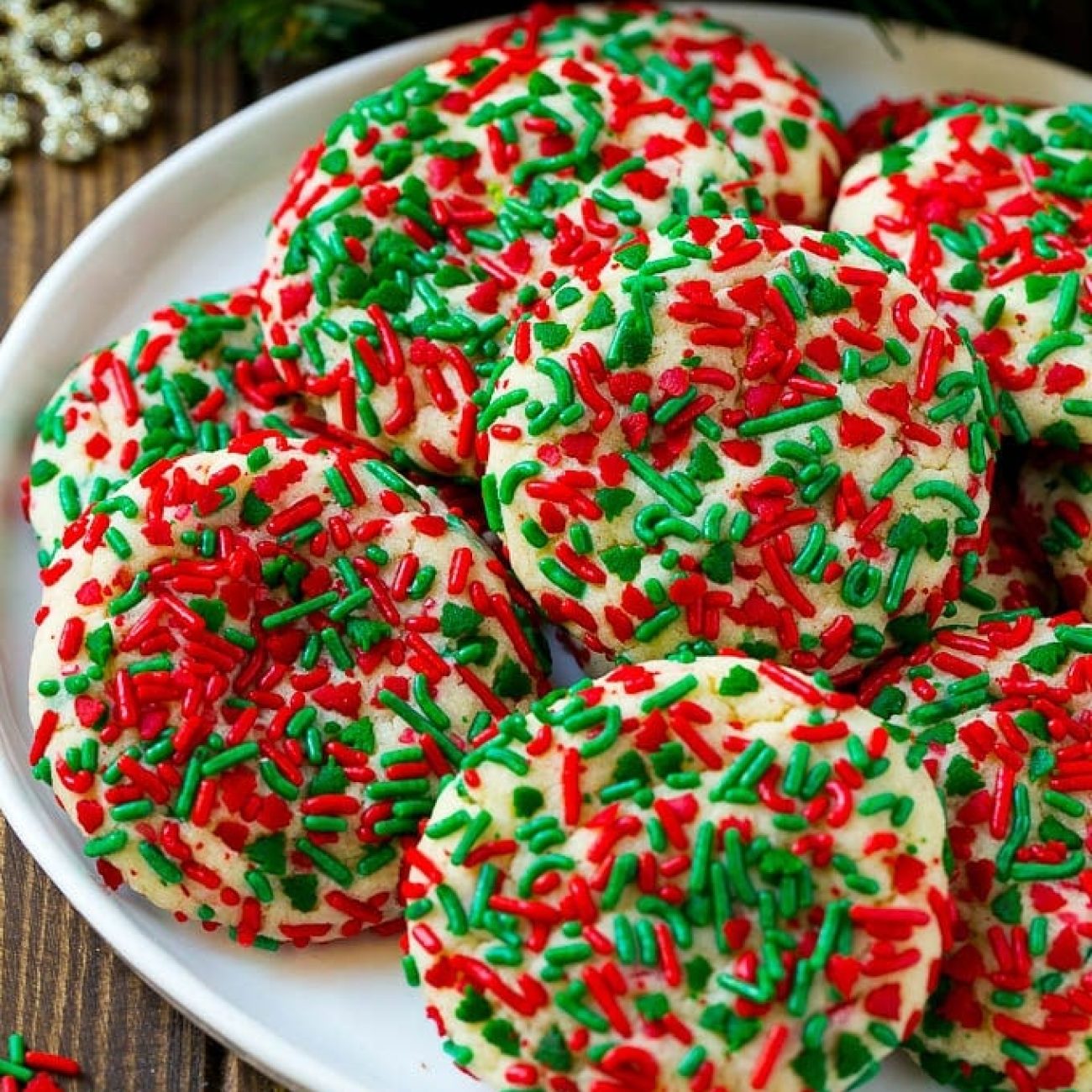 Cake Mix Christmas Cookies