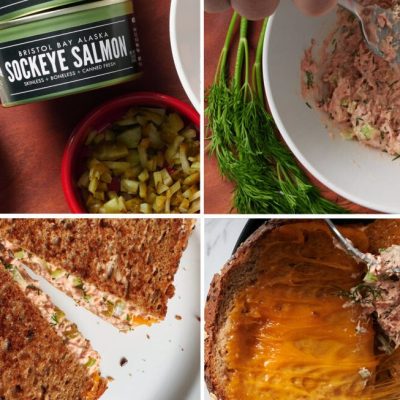 Canned Salmon Salad Sandwiches