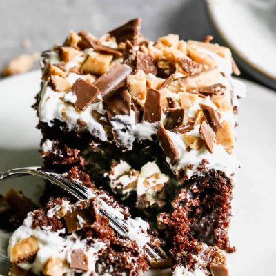 Caramel Topped Chocolate Cake