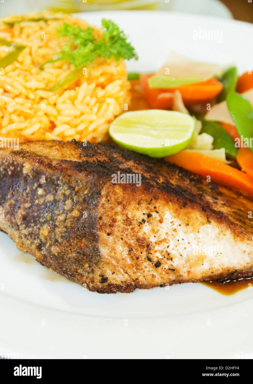 Caribbean Grilled Tuna