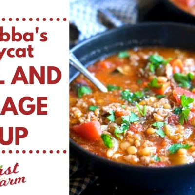 Carrabbas Sausage And Lentil Soup