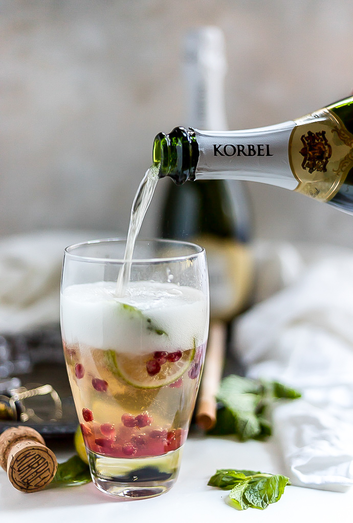 Champagne Mojito