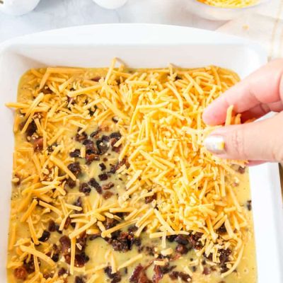 Cheddar-Bacon Wake-Up Casserole