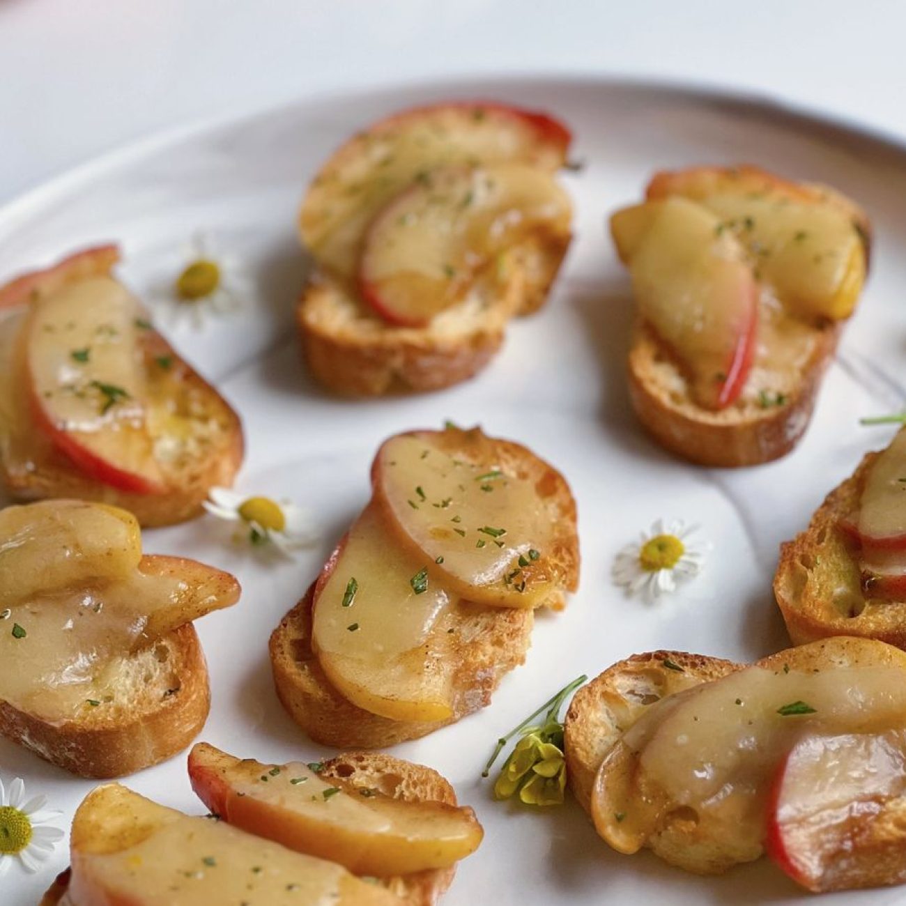 Cheddar Crostini