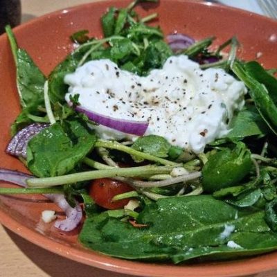Cheese And Green Leafy Salads