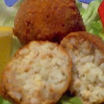 Cheese Filled Rice Croquettes