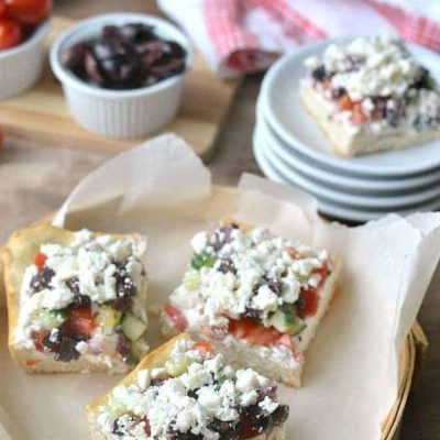 Cheese &Amp; Olive Crescent Roll Squares