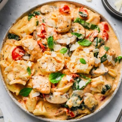 Cheesy Chicken Tortellini
