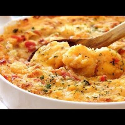 Cheesy Shrimp &Amp; Grits Casserole
