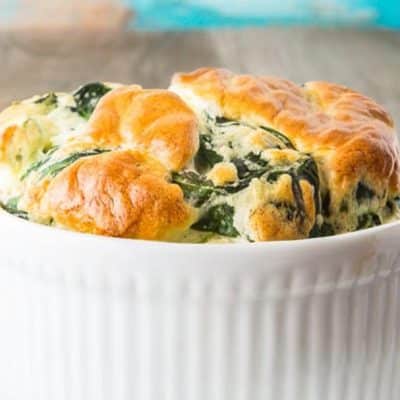Cheesy Spinach Souffl Casserole Recipe