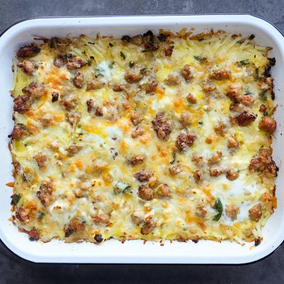 Cheesy Tex-Mex Hash Browns Casserole