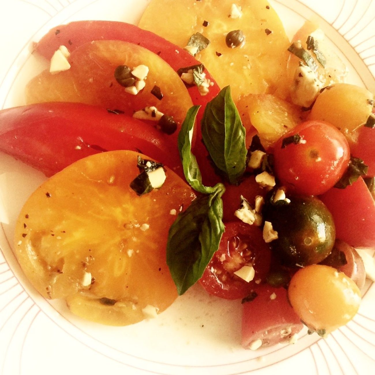 Cherry Tomatoes With Gorgonzola And