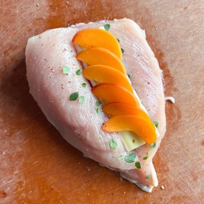 Chicken Breast With Peach Stuffing