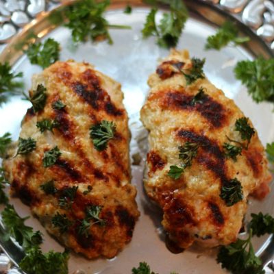 Chicken Breasts With Baba Ghanoush