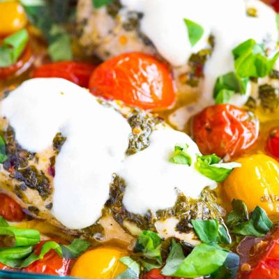 Chicken Breasts With Cherry Tomatoes