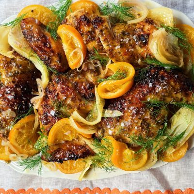 Chicken Breasts With Fennel And Lemon