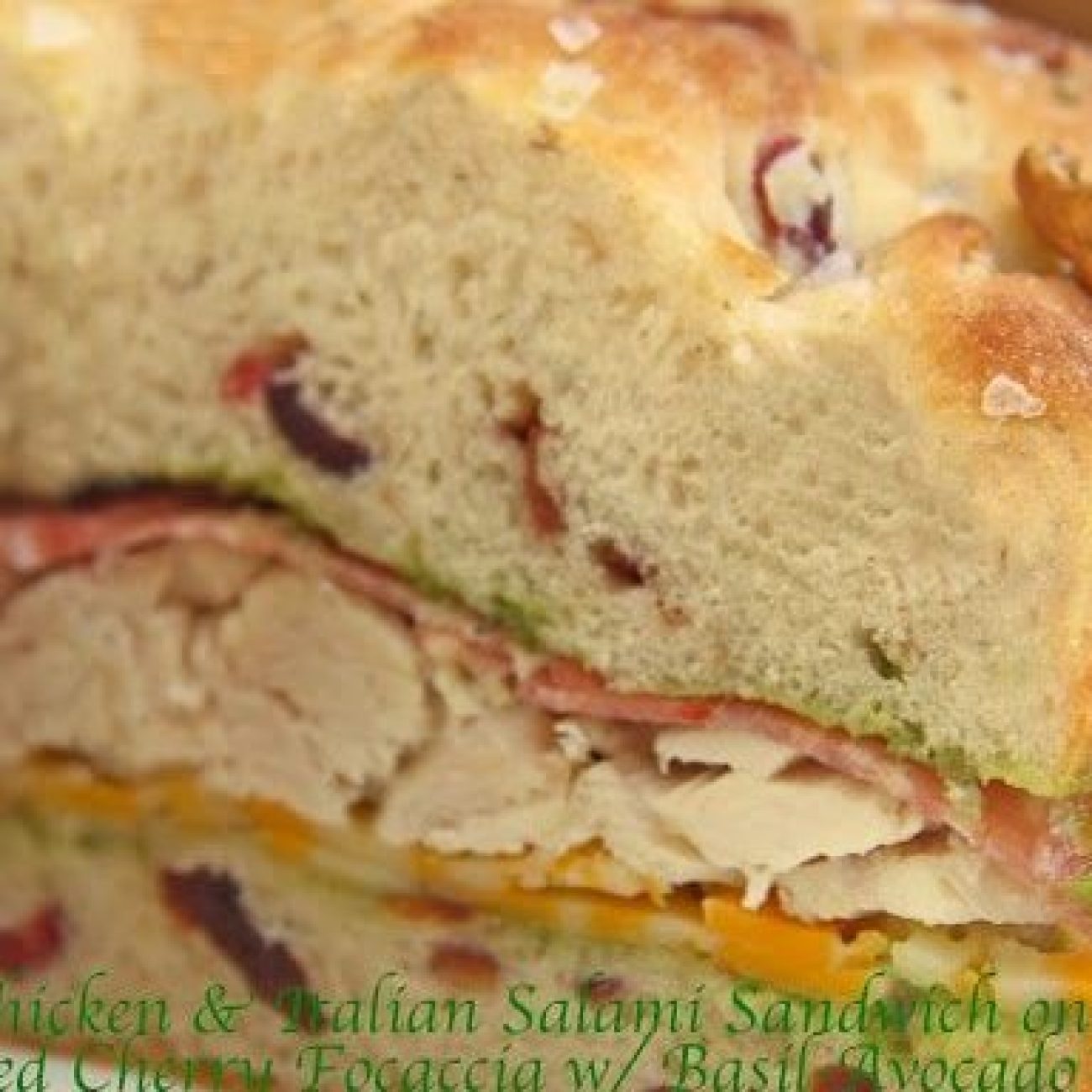 Chicken Focaccia Sandwiches